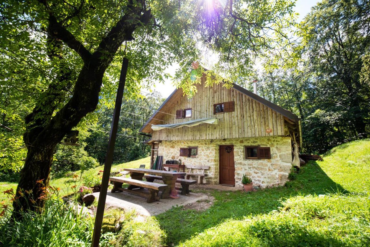 Miha Lodge - Mihcevo Plece Soča Exteriör bild