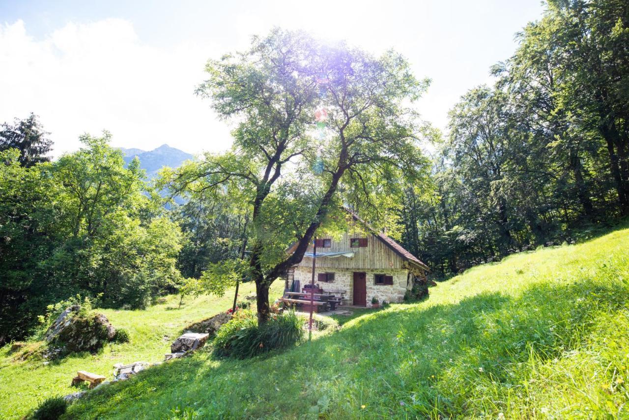Miha Lodge - Mihcevo Plece Soča Exteriör bild
