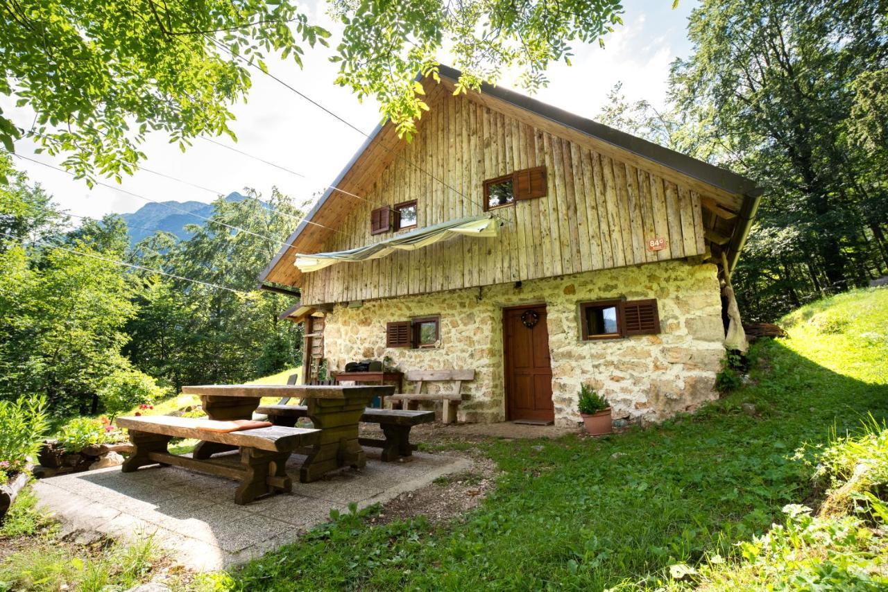 Miha Lodge - Mihcevo Plece Soča Exteriör bild