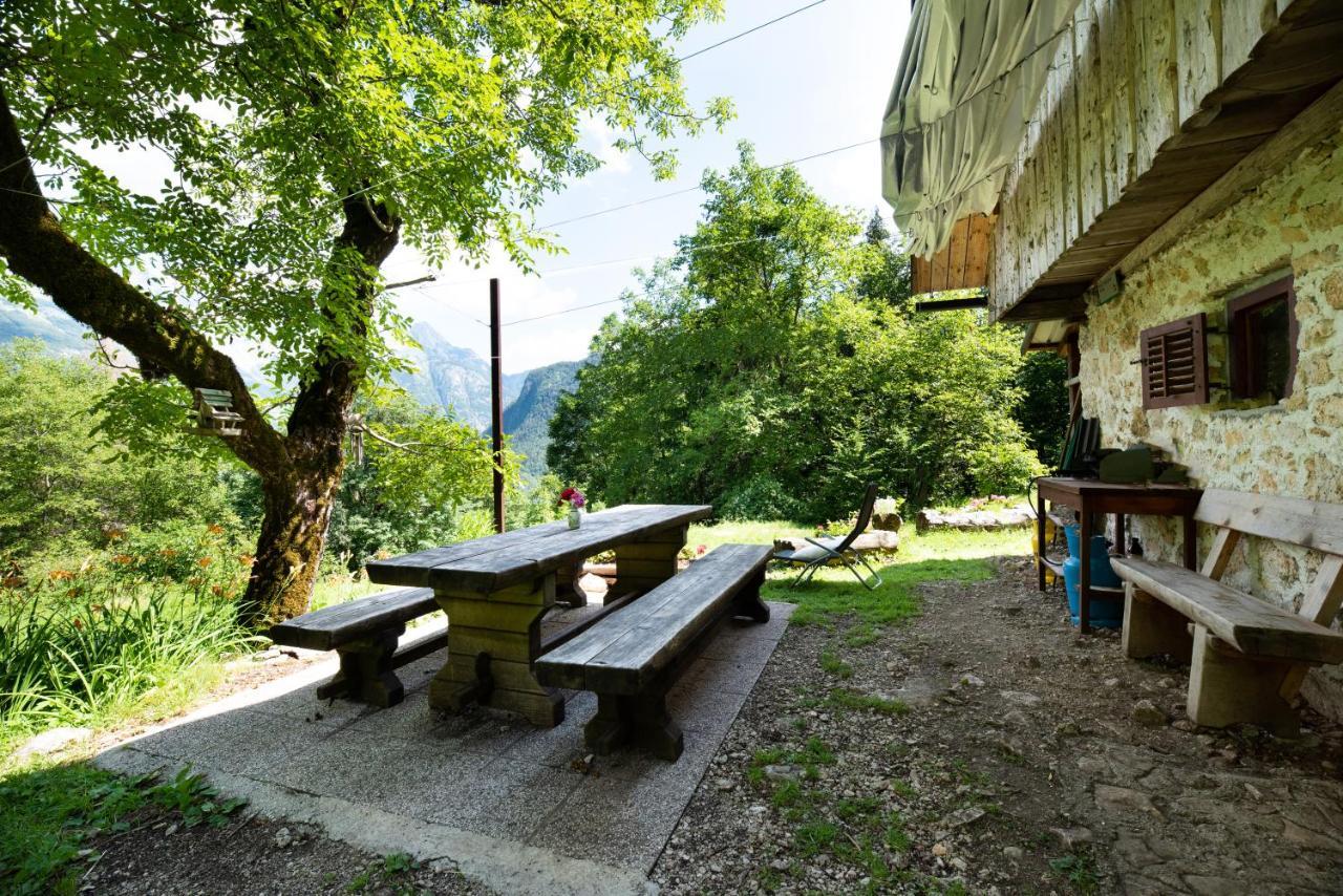 Miha Lodge - Mihcevo Plece Soča Exteriör bild